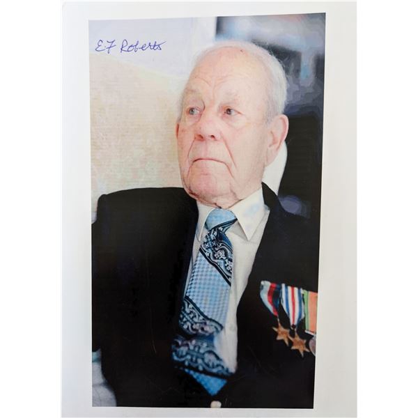 Eldon Freeman Roberts signed photo