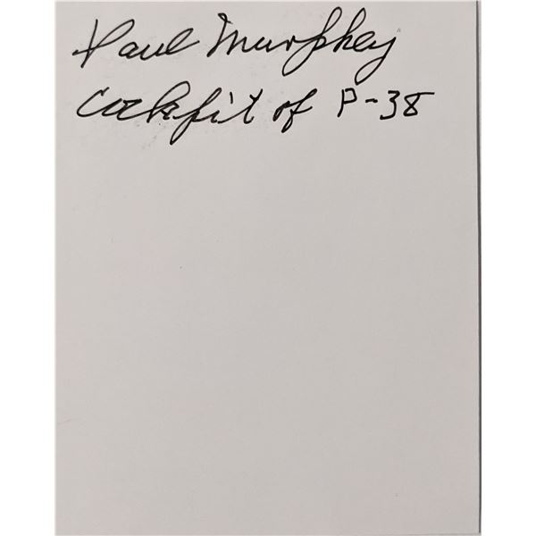 Co-Pilot Paul Murphy Signed Photo