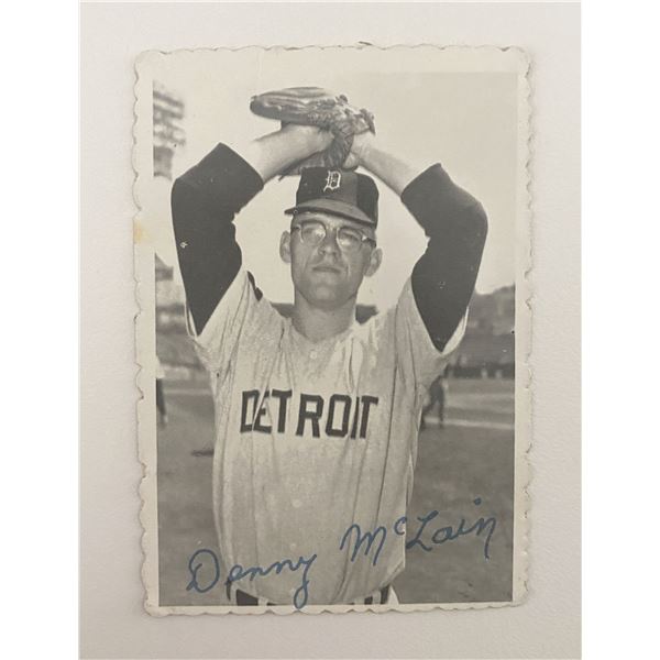 Detroit Tigers Denny McLain signed photo