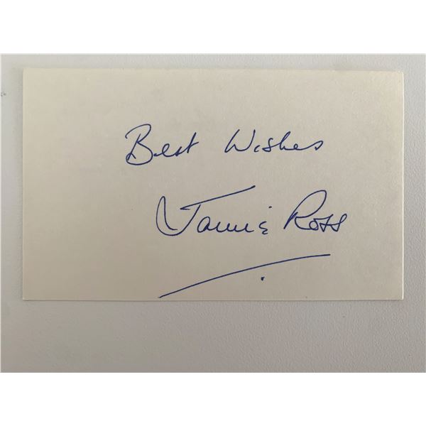 Jamie Ross original signature