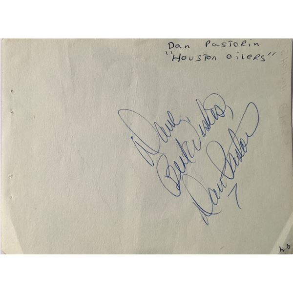 Sharon Gless and Dan Pastorini Double Sided Signature Cut