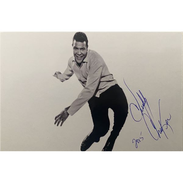 Chubby Checker signed photo