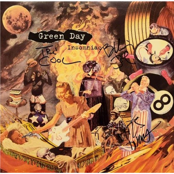 Green Day signed "Insomniac" album