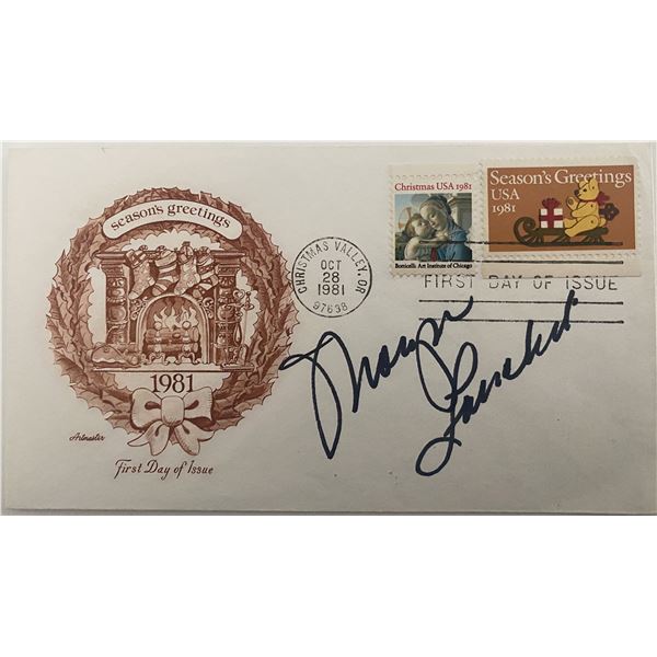 Actress Morgan Fairchild signature