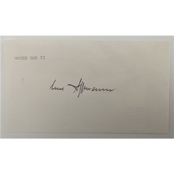 WW2 USMC Carl Hoffman signed envelope