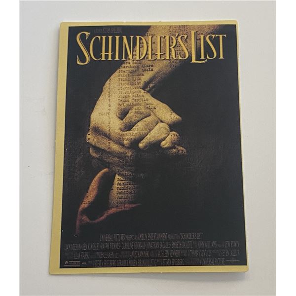 Schindler's List movie sticker