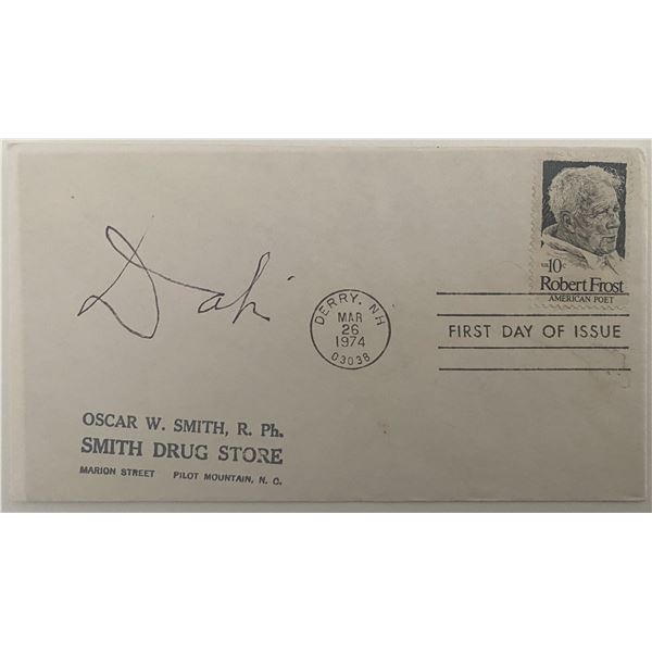 Artist Salvador Dali Signed FDC