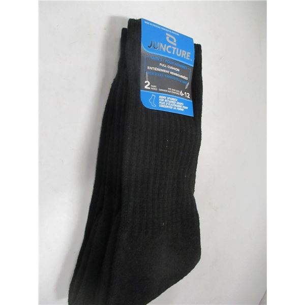 MEN'S CUSHIONED SOCKS (SIZE 6 - 12) - 2 PAIR