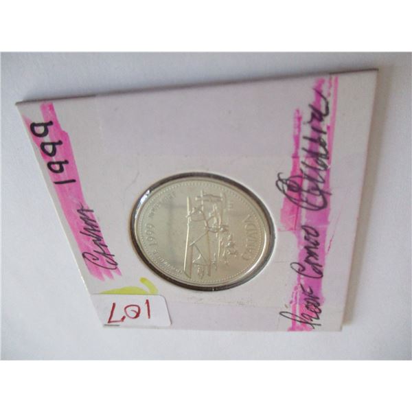 1999 PROOF CAMEO NOVEMBER SILVER QUARTER