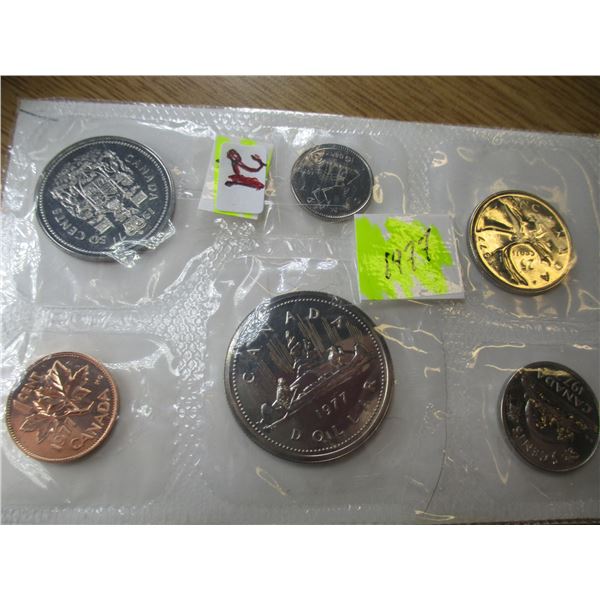 1977 PROOF CANADA MINT SEALED COIN SET