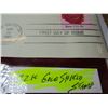 Image 2 : USA RED ROSE FLOWERS PROOF 22 KARAT GOLD SHIELD STAMP