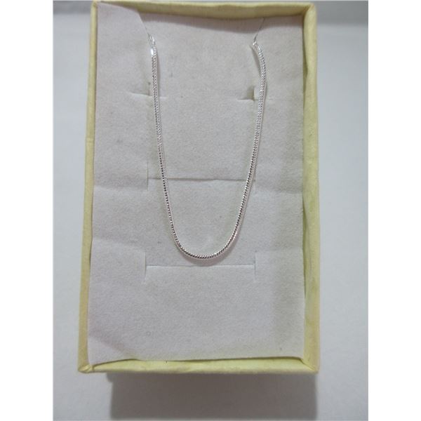 NEW:  925 STERLING SILVER 16" SNAKE CHAIN