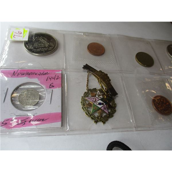 DOUBLE STOCK ROW OF CANADA & WORLD COLLECTABLE COINS