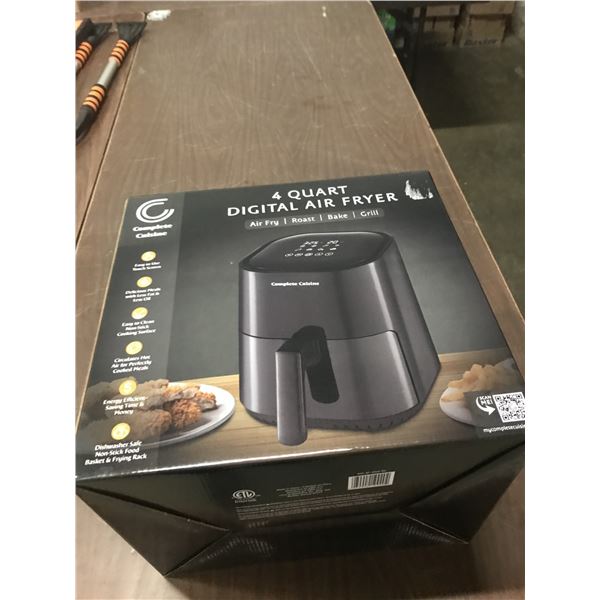 NEW:  COMPLETE CUISINE 4 QUART DIGITAL AIR FRYER