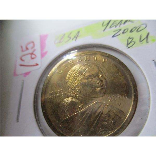 YEAR 2000 BU USA SACAWEA DOLLAR