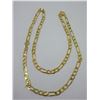 Image 1 : NEW:  22" GOLD PLATED 18 KT NECKLACE