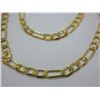 Image 2 : NEW:  22" GOLD PLATED 18 KT NECKLACE