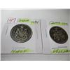 Image 2 : 1974 - 1975 UNCIRCULATED CANADA HALF DOLLARS