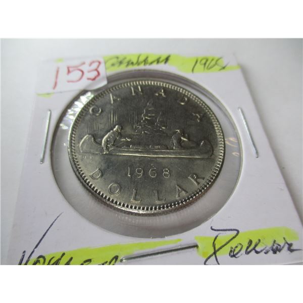 1968 UNCIRCULATED CANADA VOYAGER DOLLAR