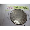 Image 1 : 1876 VICTORIAN NEWFOUNDLAND SILVER HALF DOLLAR