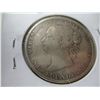 Image 2 : 1876 VICTORIAN NEWFOUNDLAND SILVER HALF DOLLAR