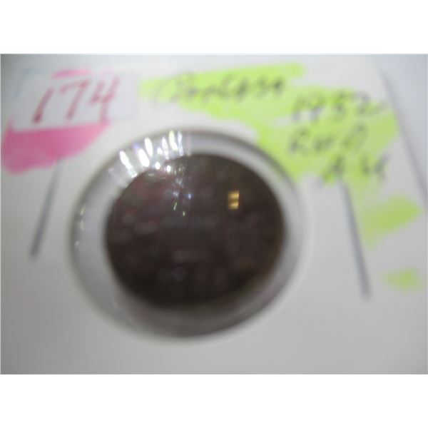 1932 RED AU KING GEORGE V CANADA PENNY