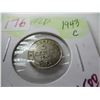 Image 2 : 1943C NEWFOUNDLAND SILVER FIVE CENT