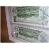 Image 5 : 2 - 1973 SEQUENTIAL SERIAL NUMBER CANADA $1 BILLS
