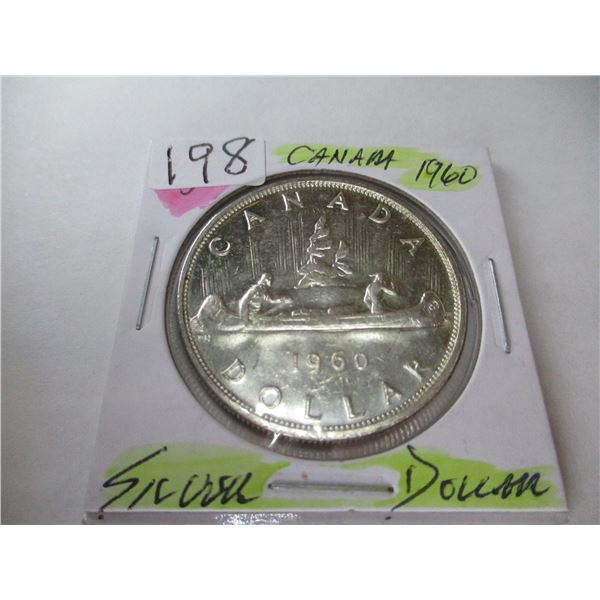 1960 CANADA SILVER DOLLAR