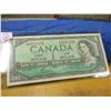 Image 3 : 1954 BANK OF CANADA LAST OF CANADA $1 BILLS
