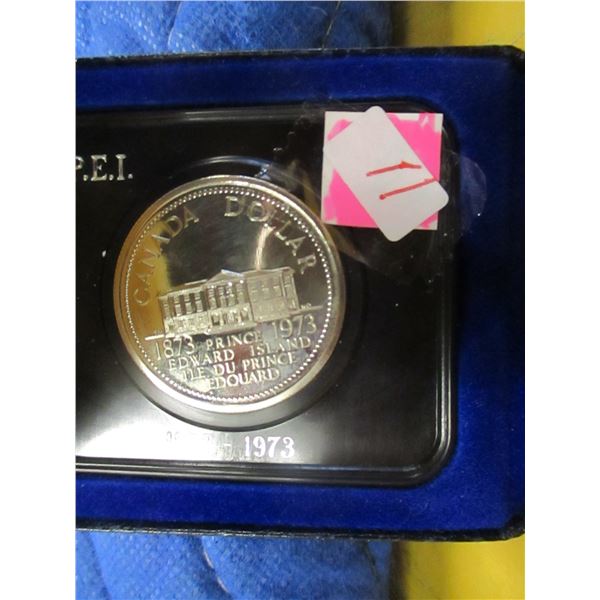 1873 - 1973 PROOF PRINCE EDWARD ISLAND CANADA DOLLAR