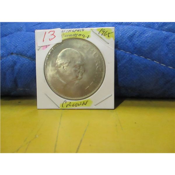 1965 UNCIRCULATED WINSTON CHURCHILL CROWN