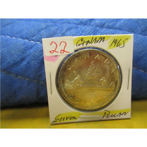 1965 CANADA SILVER DOLLAR