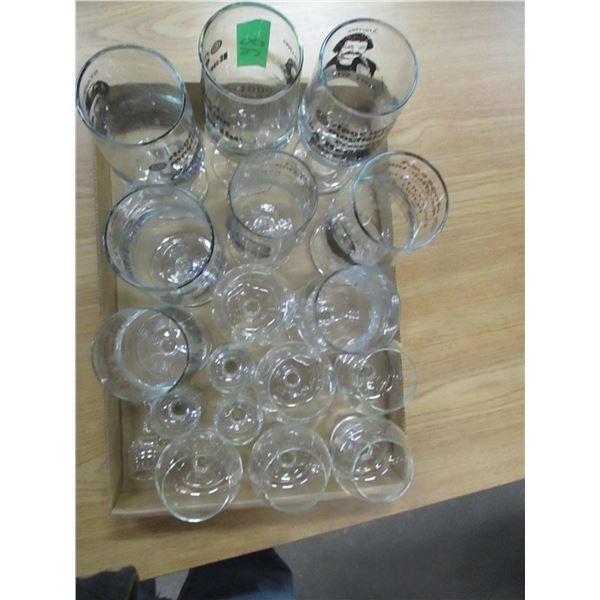 FLAT C/W STAGE WEST GLASSES