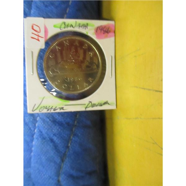 1986 UNCIRCULATED CANADA VOYAGER DOLLAR