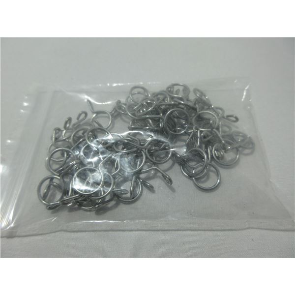 NEW:  SPRING CLIP CLAMPS (7MM) (APPROX 50)