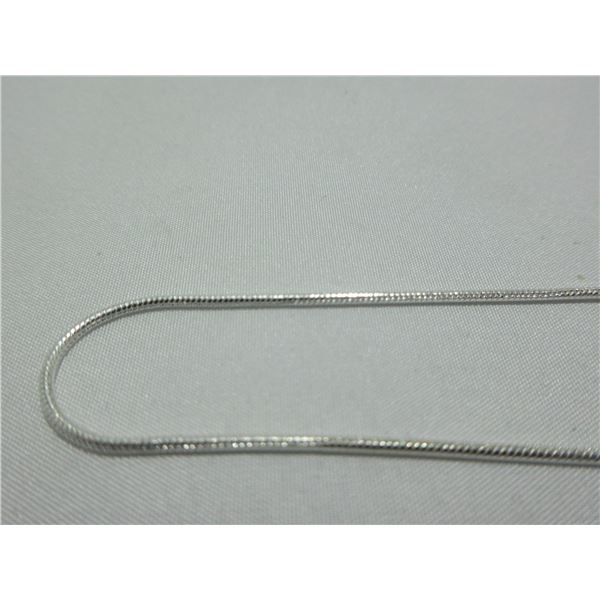 NEW:  18" SMOOTH SNAKE CHAIN (925 STERLING SILVER)