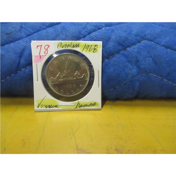 1968 UNCIRCULATED CANADA VOYAGER DOLLAR