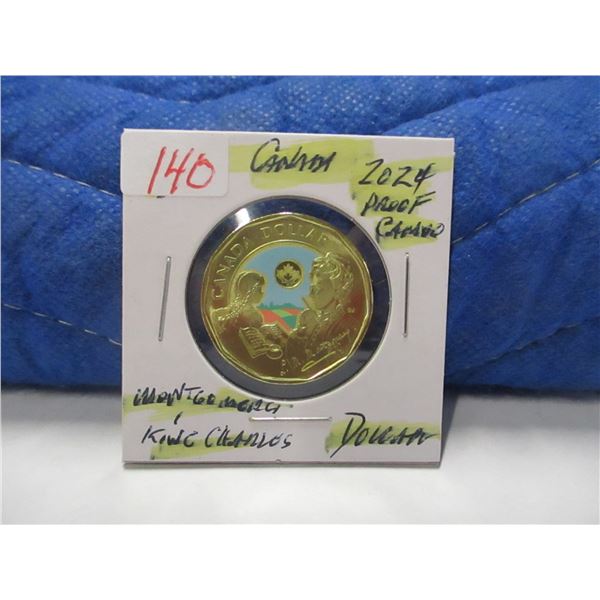 2024 PROOF CAMEO MONTGOMERY KING CHARLES CANADA DOLLAR