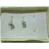 Image 2 : NEW:  RHINESTONE CZ FLOWER BALL EARRINGS (5MM)