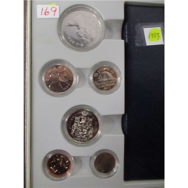 1983 CANADA SPECIMEN MINT COIN SET STAMP