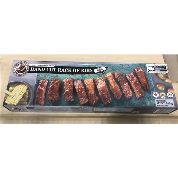 FROZEN:  BUTCHERS SELECTION BBQ RIBS (10) - PER BOX
