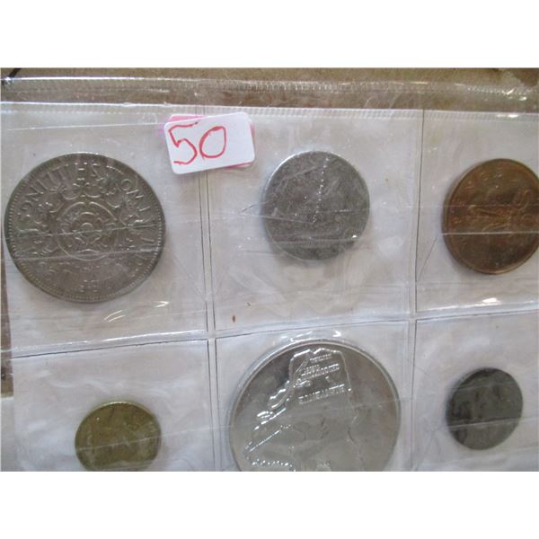 STOCK SHEET OF 12 WORLD COLLECTABLE COINS