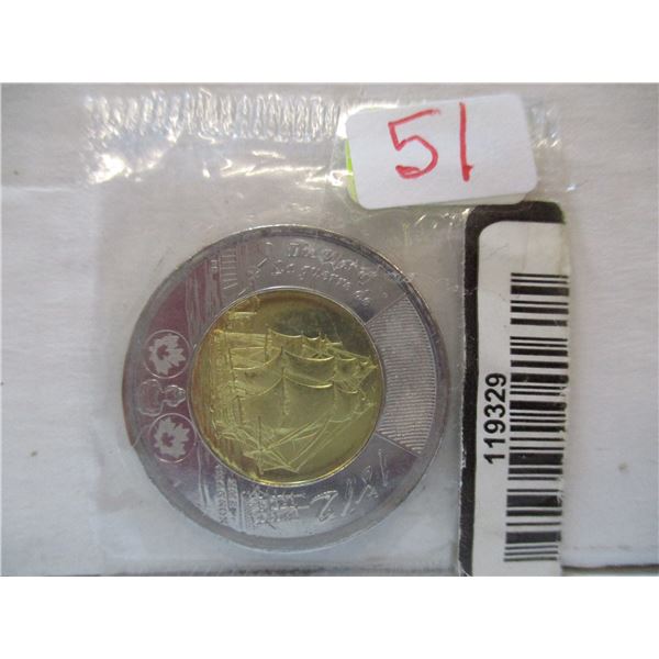 THE WAR OF 1912 PROOF MINT SEALED $2 COIN