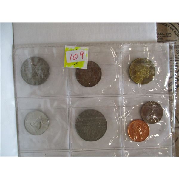 STOCK SHEET OF CANADA & WORLD COLLECTABLE COINS