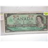 Image 1 : 1967 NO SERIAL NUMBER LAST OF CANADA CENTENNIAL $1 BILL