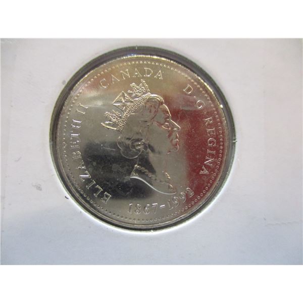 1992 PROOF CAMEO MANITOBA SILVER QUARTER
