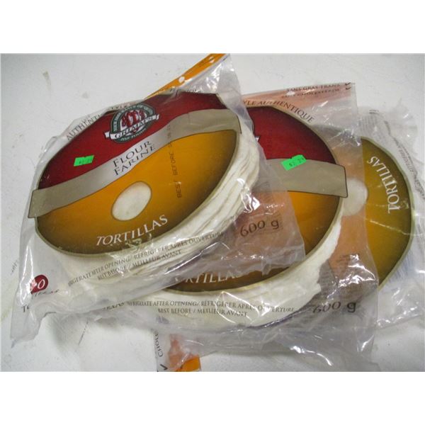 FREIGHT DAMAGE (AS IS):  TORTILLAS - 3 PACKAGES