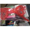 Image 3 : BOX C/W DVD'S, PLASTIC CUTLERY, MISC