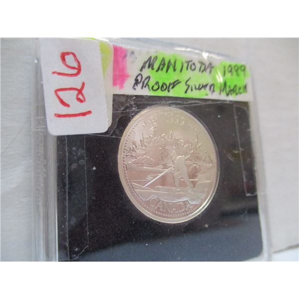 1999 MONTH OF MARCH PROOF CAMEO SILVER QUARTER